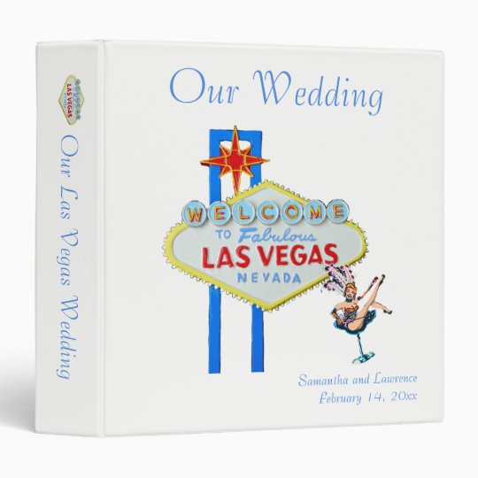 Our Las Vegas Wedding 3 Ring Binder
