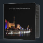 Our Las Vegas Wedding Keepsake Memories Album Binder<br><div class="desc">Our Las Vegas Wedding Keepsake Memories Album</div>