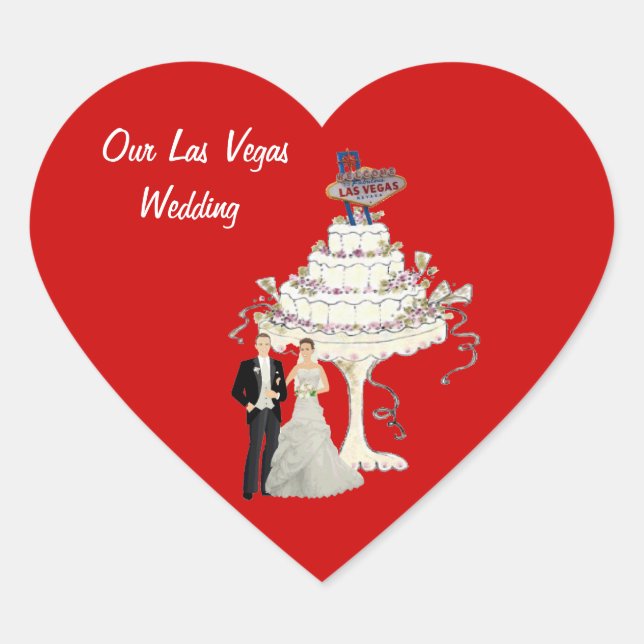 Our Las Vegas Wedding Sticker (Front)