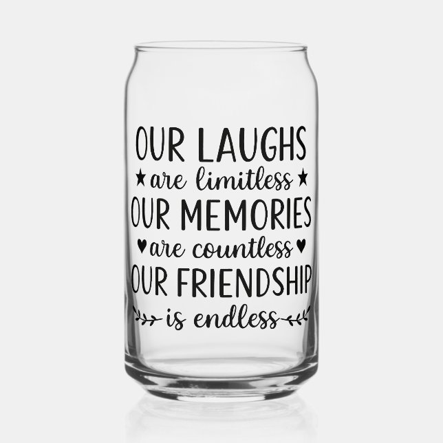 Our Laughs Are Limitless Friendship Quote  (Recto)