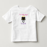 Our Little Angel Black Cat Personalized