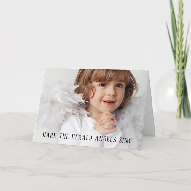 Our Little Angel Photo Christmas Holiday (Front)