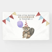 Our Little Beaver 1st Birthday Party