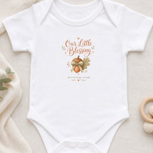 Our Little Blessing Thanksgiving Pregnancy Baby Bodysuit