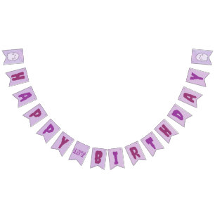 Our Little Boo Halloween 1st Birthday  Bunting Flags