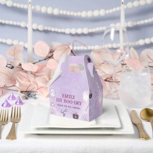 Our Little Boo Halloween 1st Birthday Favor Box