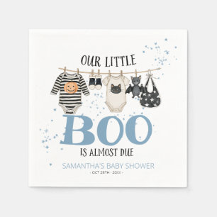Our Little Boo Is Almost Due Baby Shower Napkin