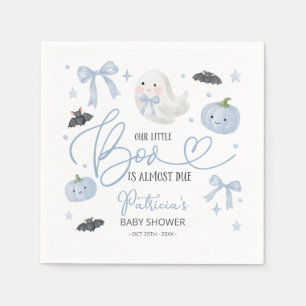 Our Little Boo Is Almost Due Baby Shower Napkin