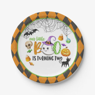 Our Little Boo is Turning TWO Birthday Party (2) Paper Plate