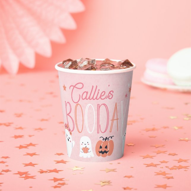 Our Little Boo Is Turning Two  Paper Cups (Insitu)