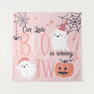 Our Little Boo Is Turning Two  Tapestry