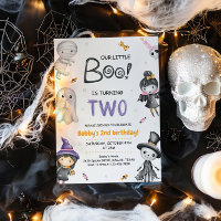 Our Little Boo Turning Two Halloween 2nd Birthday