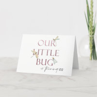 Our Little Bug Pink Dragonfly Any Age Birthday