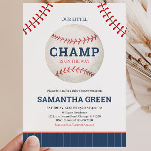 Our Little Champ Baby Shower Invitation