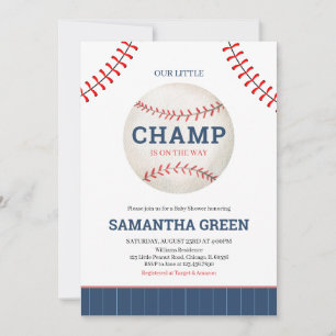 Our Little Champ Baby Shower Invitation