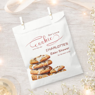 Our Little Cookie Is On The Way Cute Baby Shower Favour Bag