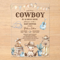 Our Little Cowboy Wild West 1st Birthday Cactus