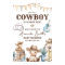 Our Little Cowboy Wild West Baby Shower Welcome