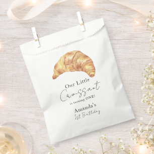 Our Little Croissant 1st Birthday Party Favour Bag