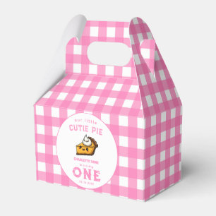 Our Little Cutie Pi Day 1st Birthday Favor Box