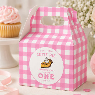 Our Little Cutie Pi Day 1st Birthday Favor Box