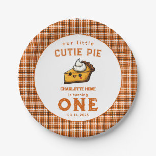 Our Little Cutie Pi Day 1st Birthday Paper Plate