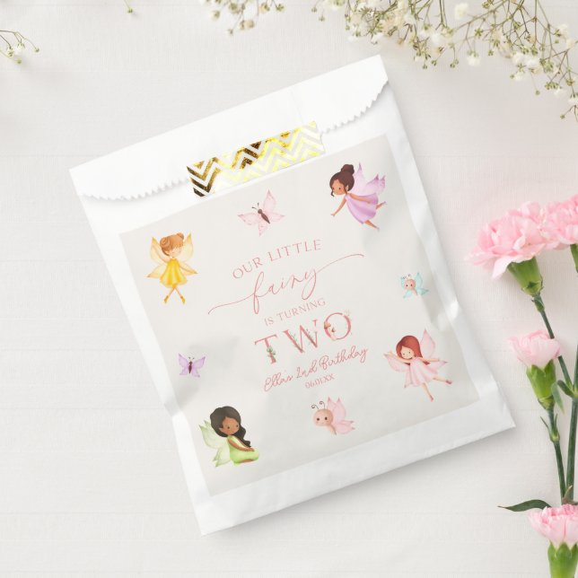 Our Little Fairy Enchanted 2nd Birthday Party Favour Bag (Sealed)