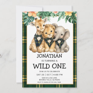 Our Little Gent is Turning Wild One Invitation