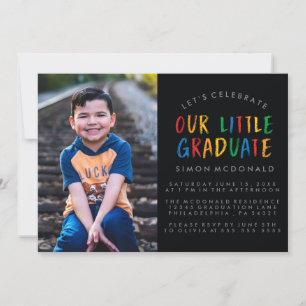 OUR LITTLE GRADUATE GRADUATION PARTY INVITATION