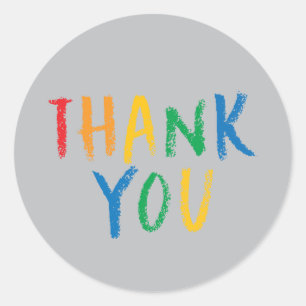 OUR LITTLE GRADUATE   THANK YOU STICKER