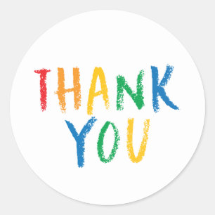 OUR LITTLE GRADUATE   THANK YOU STICKER