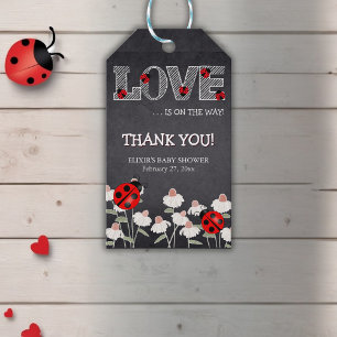 Our Little Love Bug Chalkboard Baby Shower Gift Tags
