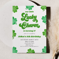Our Little Lucky Charm Green Clover Birthday Party