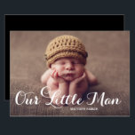 Our Little Man | Birth Announcement<br><div class="desc">Other colours and styles available in our shop! ©Fine & Dandy Paperie</div>