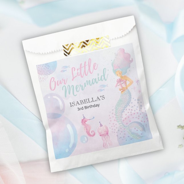 Our Little Mermaid Birthday Favour Bag (Creator Uploaded)