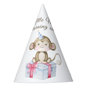 Our Little Monkey First Birthday  Party Hat