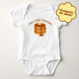 Our Little Pancake Breakfast Theme Baby Bodysuit