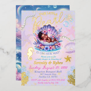 Our little Pearl Pastel Seashell Baby Shower