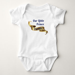 Our Little Prince Royal Personalized Baby Bodysuit