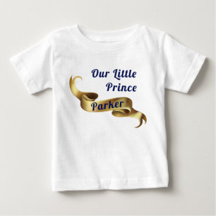 Our Little Prince Royal Personalized Baby T-Shirt