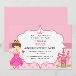 Our Little Princess Birthday Party Invitation (BR)