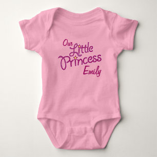 Our Little Princess named girls toddler t-shirt Baby Bodysuit