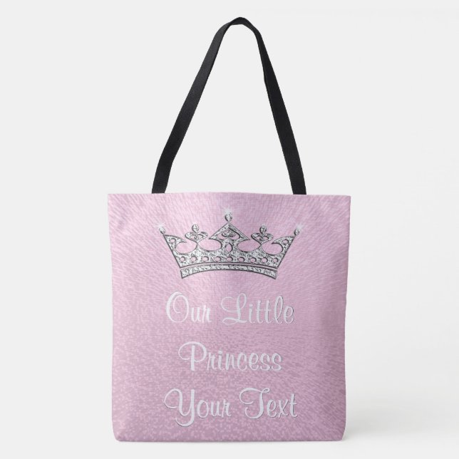 Our Little Princess Personalized Tote Bag (Front)