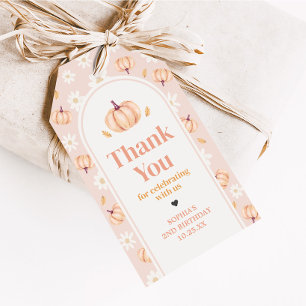 Our Little Pumpkin Birthday Party Favour Tags