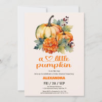 Our Little Pumpkin Girl Baby Shower