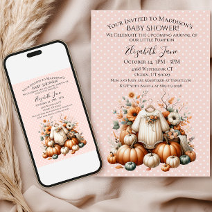 Our Little Pumpkin Invitation