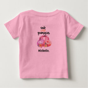 Our little Pumpkin personalized Halloween Kids Baby T-Shirt