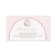Our Little Pumpkin Pink Gingham Books for Baby