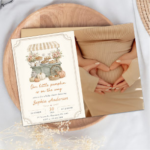 Our Little Pumpkin Sweet Treats Fall Baby Shower Invitation