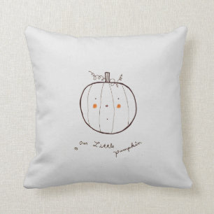 Our little pumpkin throw pillow
